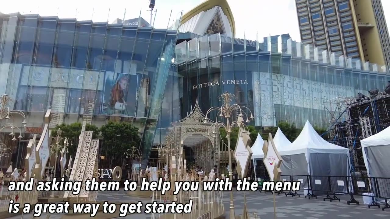 Walking around ICON SIAM, most luxurious shopping mall where you can meet a good Thai girl