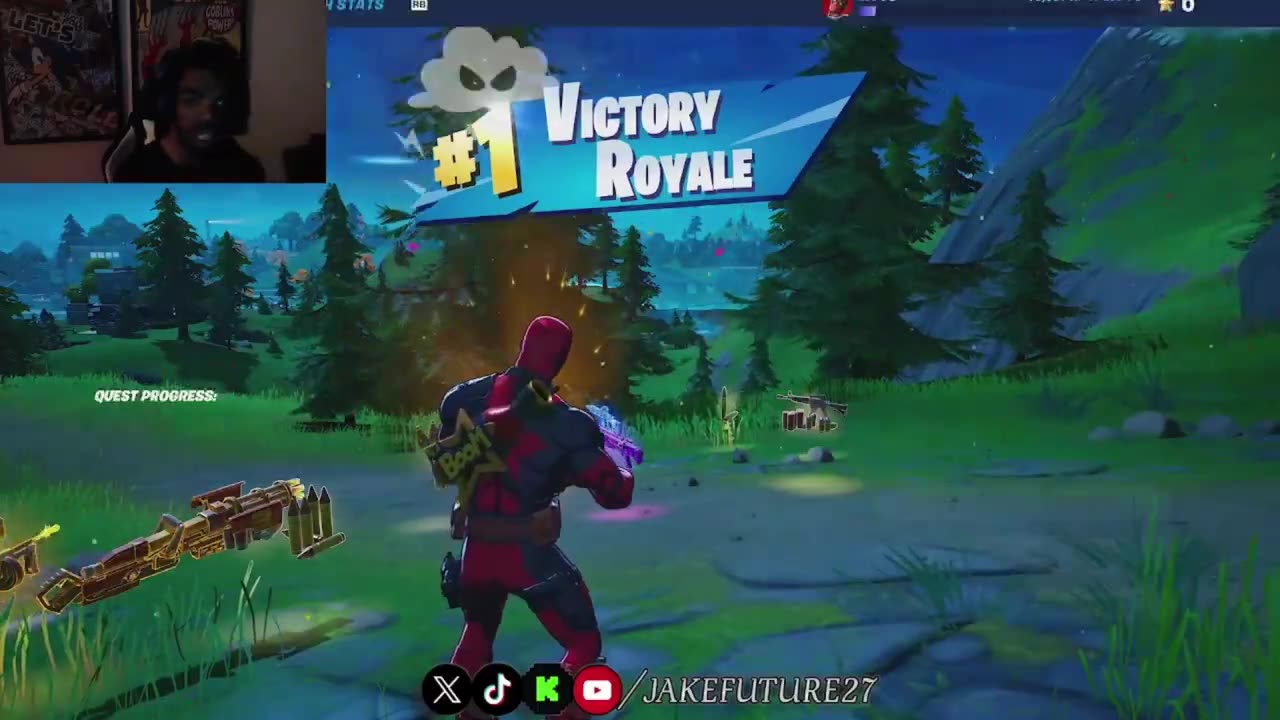 Jake Future get his first Fortnite win with 17 eliminations | Kick Clips