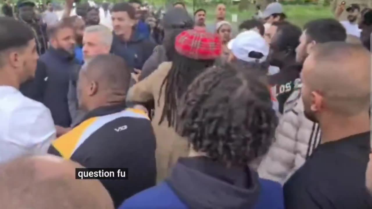 Another "new normal" afternoon at Speakers corner, the home of free speech