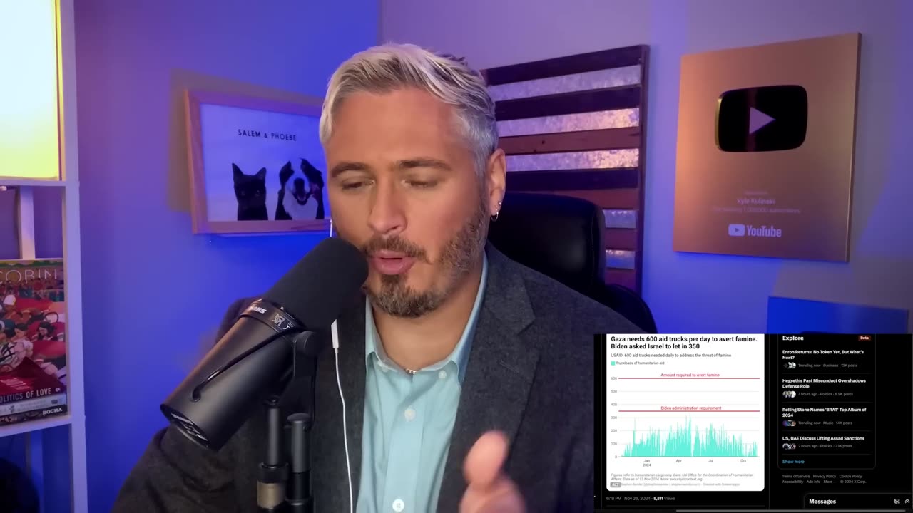 Netanyahu DEFIES Biden & STARVES GAZA TO DEATH _ The Kyle Kulinski Show