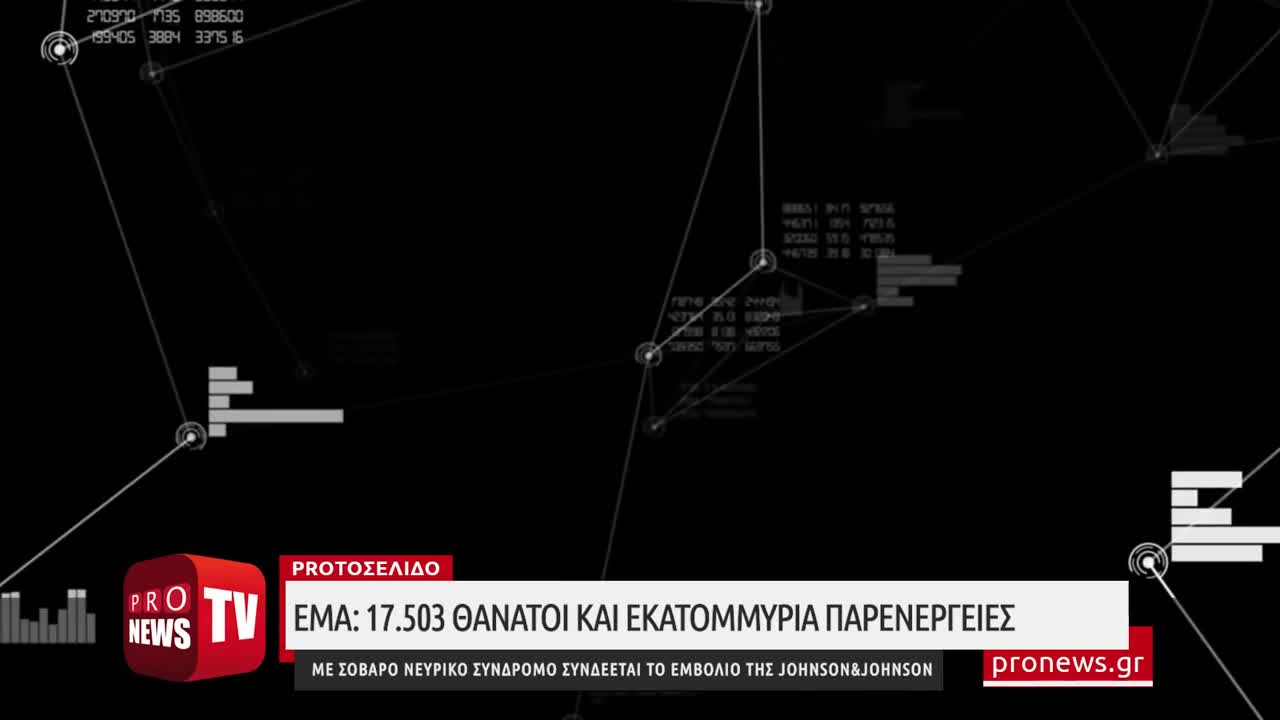 ΧΙΛΙΑΔΕΣ ΘΑΝΑΤΟΙ ΑΠΟ ΤΑ ΕΜΒΟΛΙΑ ΤΗΣ J&J