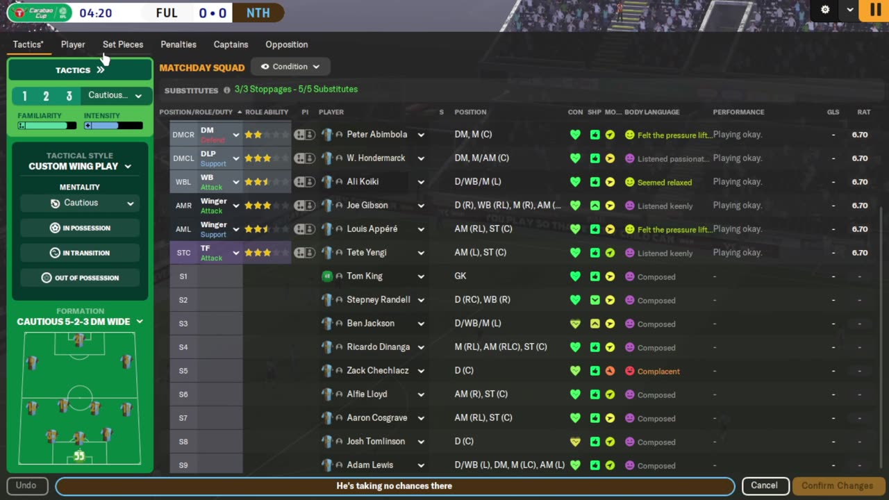 fm24 Road To Prem Northampton #11 Cup Game Vs Prem Team