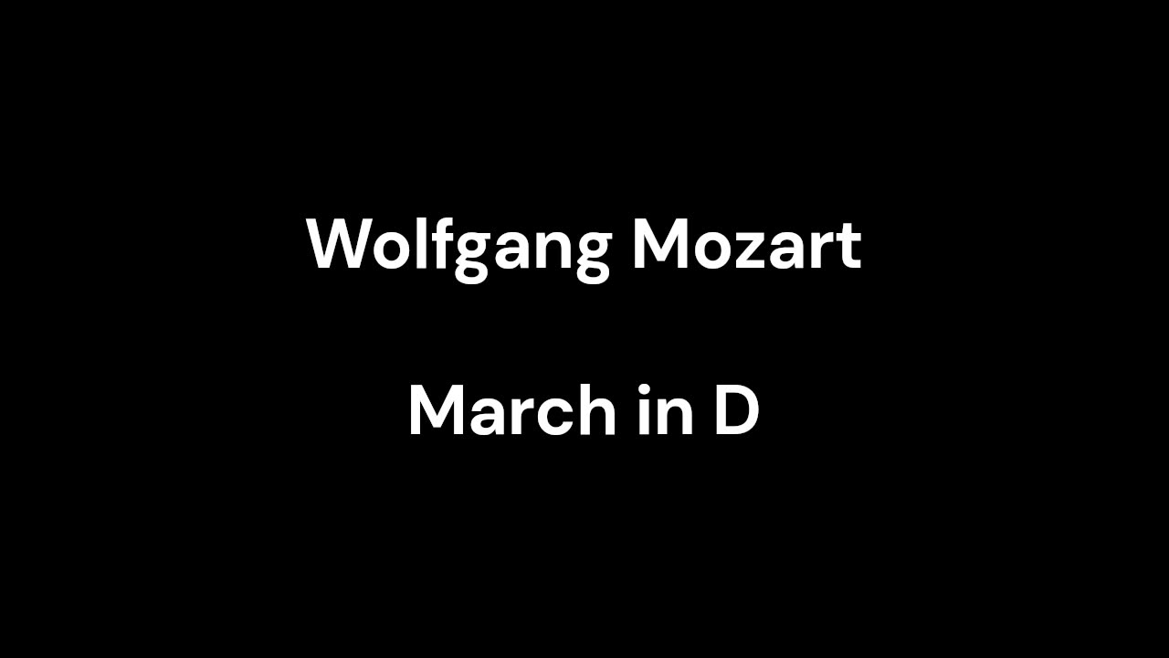 March in D