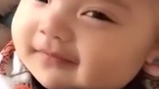 cute baby makes the heart very beautiful