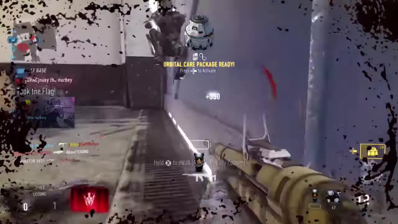 COD AW MP-40 Black Crow Triple Kill