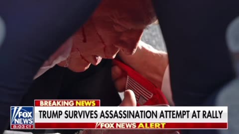 Shocking photos show the moment Trump was grazed by bullet