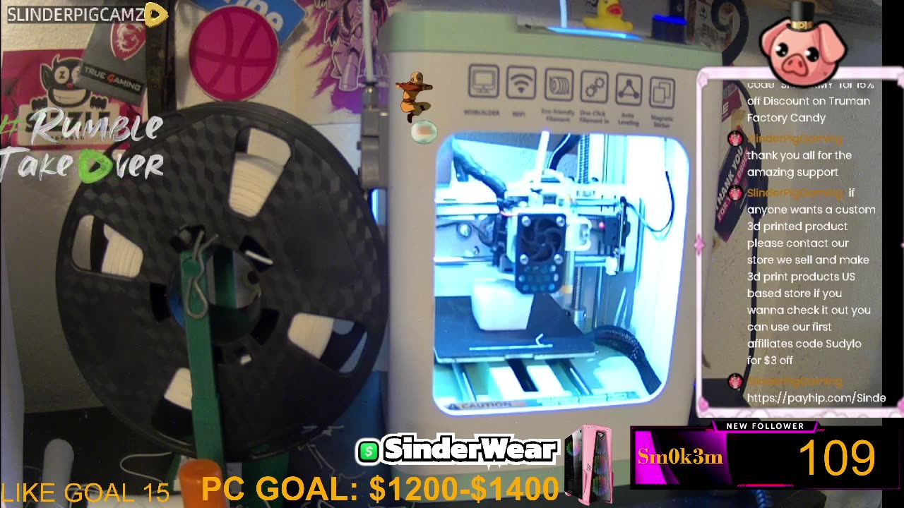 3D Printing Stream for my store