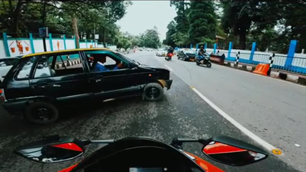 dangerous bike stunt