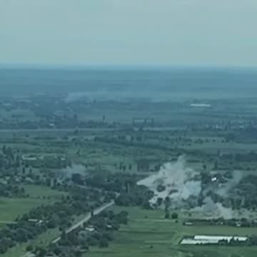 Ukrainian Su-25 attack aircraft in the vicinity of Urozhaine