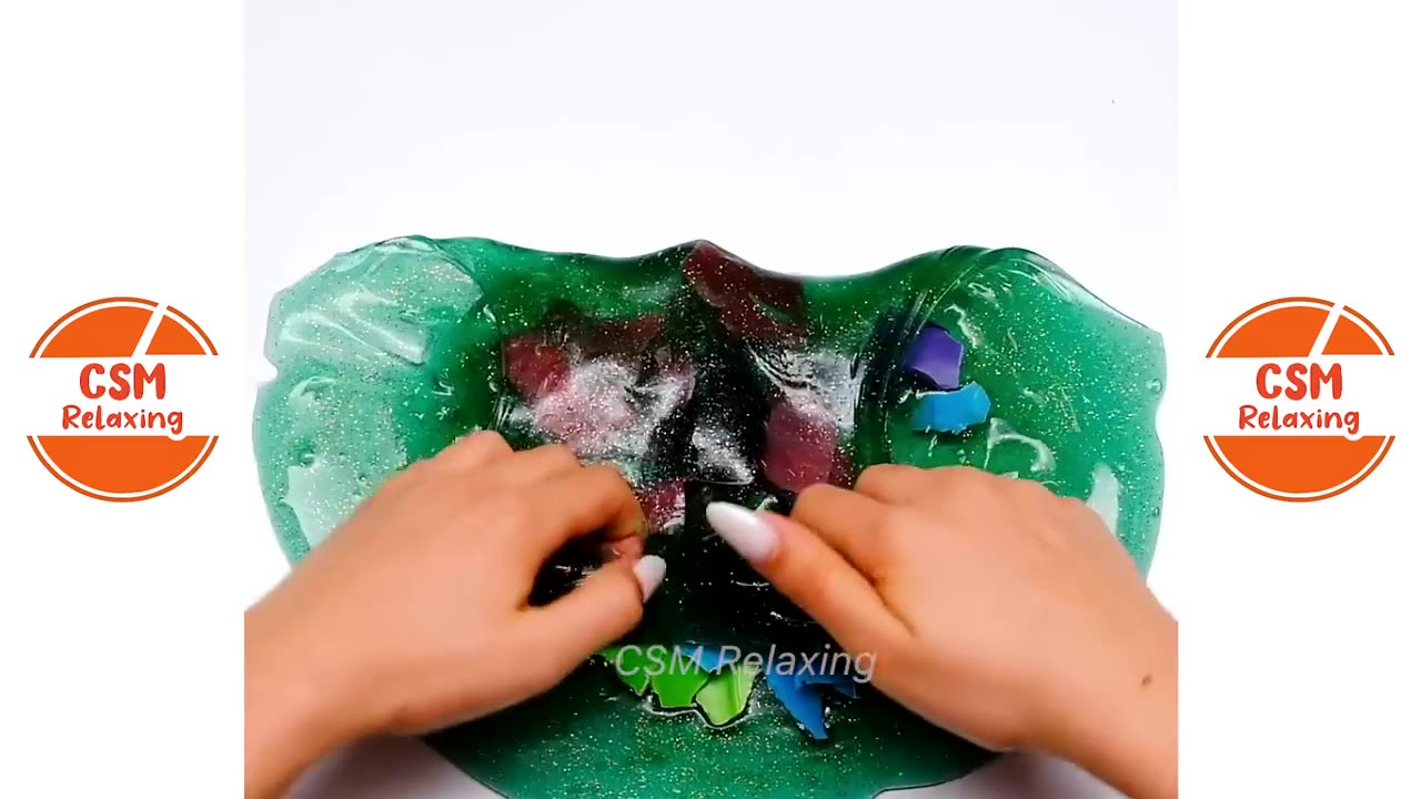 Very satisfying slime vedios relaxing slime asmr 3067