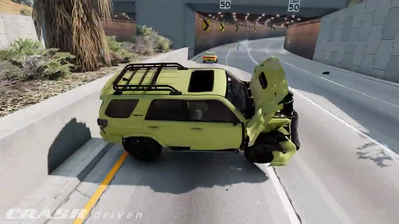 Extreme Car Crashes Compilation #230 - BeamNG Drive Crashes-8
