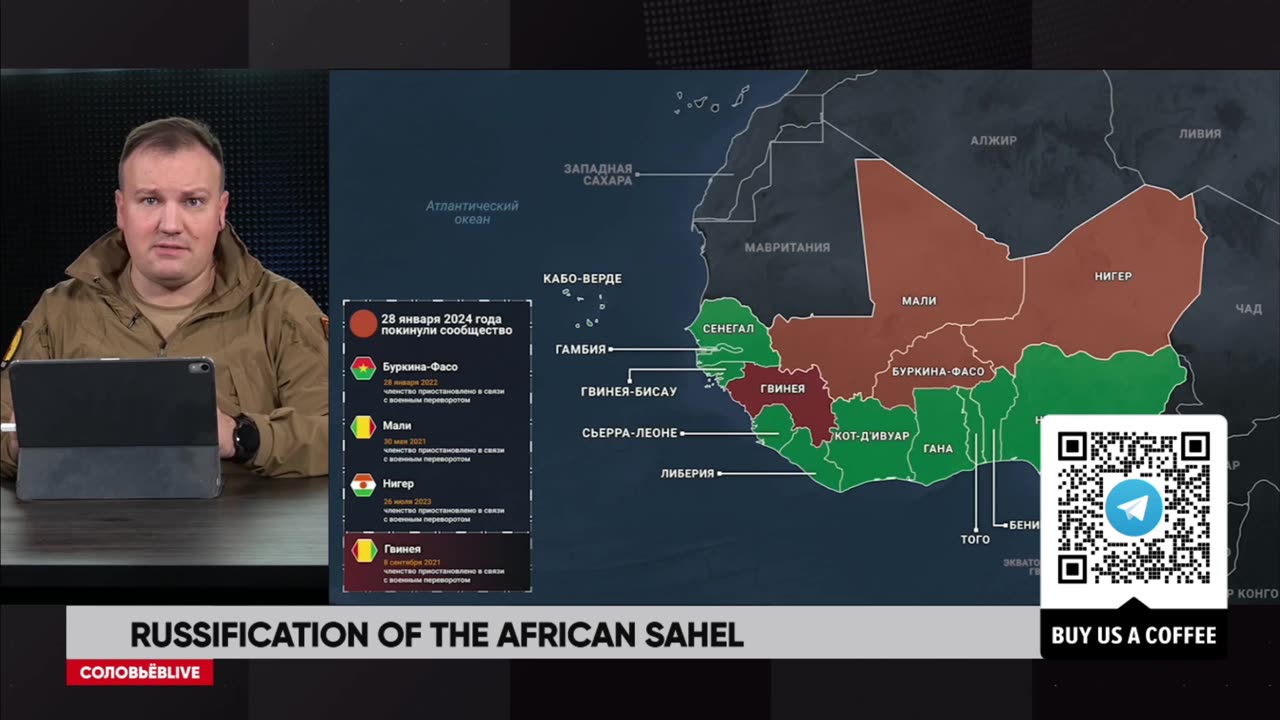 ►🚨🇷🇺🇷🇺🇷🇺 Rybar Live: Russification of the African Sahel [ENG]