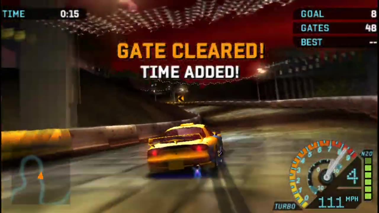 NFS Underground Rivals - Nitrous Run Event 5 Bronze Difficulty Pt 2(PPSSP HD)