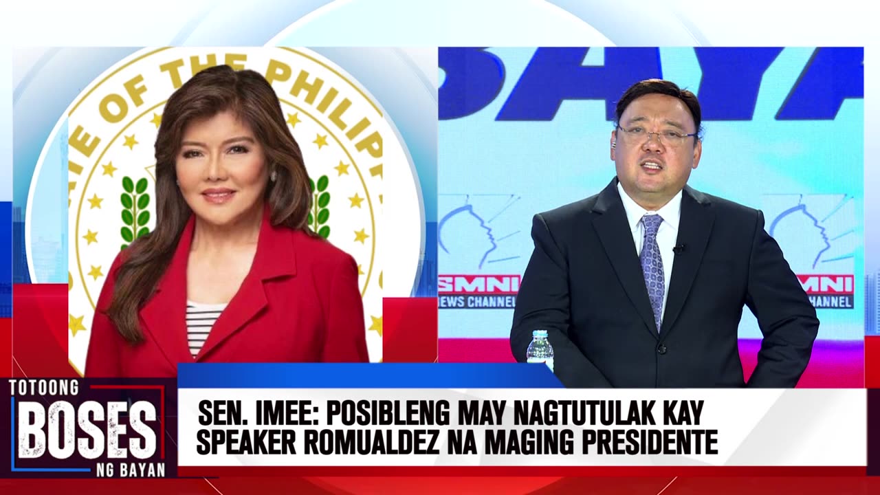 Posibleng may nagtutulak at nag-uudyok kay Speaker Romualdez na maging presidente —Sen. IMEE