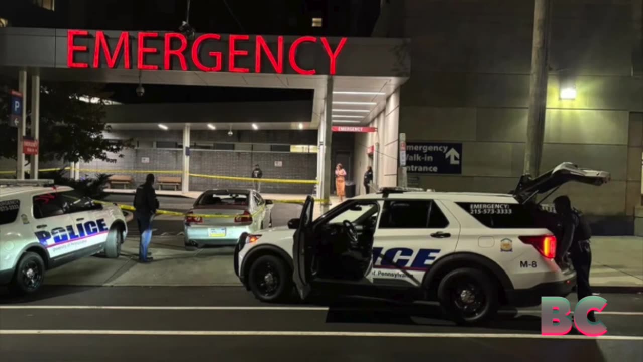 A vehicle dropping off a shooting victim struck 3 nurses, critically wounding 1