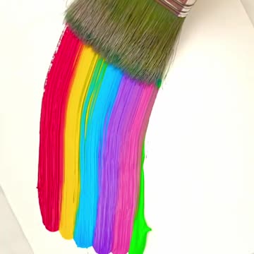 Rainbow 🌈 acrylic ideas for children's enjoying
