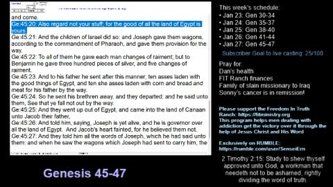 Genesis 45-47
