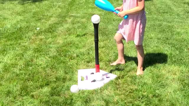 Piper Slow Motion T-Ball Practice