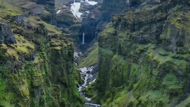 Mulagljufur Gorge on the south coast of Iceland