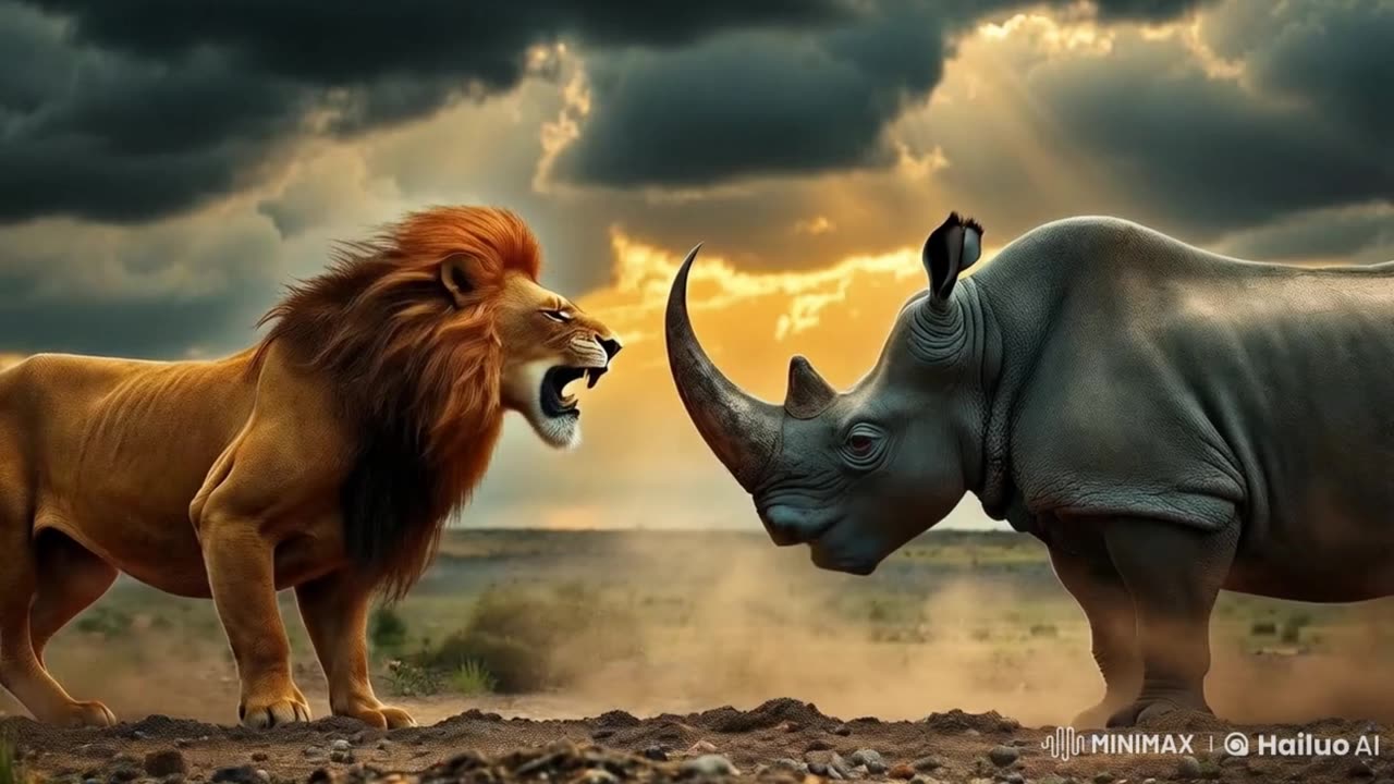 What would a Rhino-Lion hybrid look like