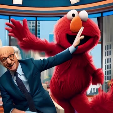 Larry David vs. Elmo #slap #sesamestreet
