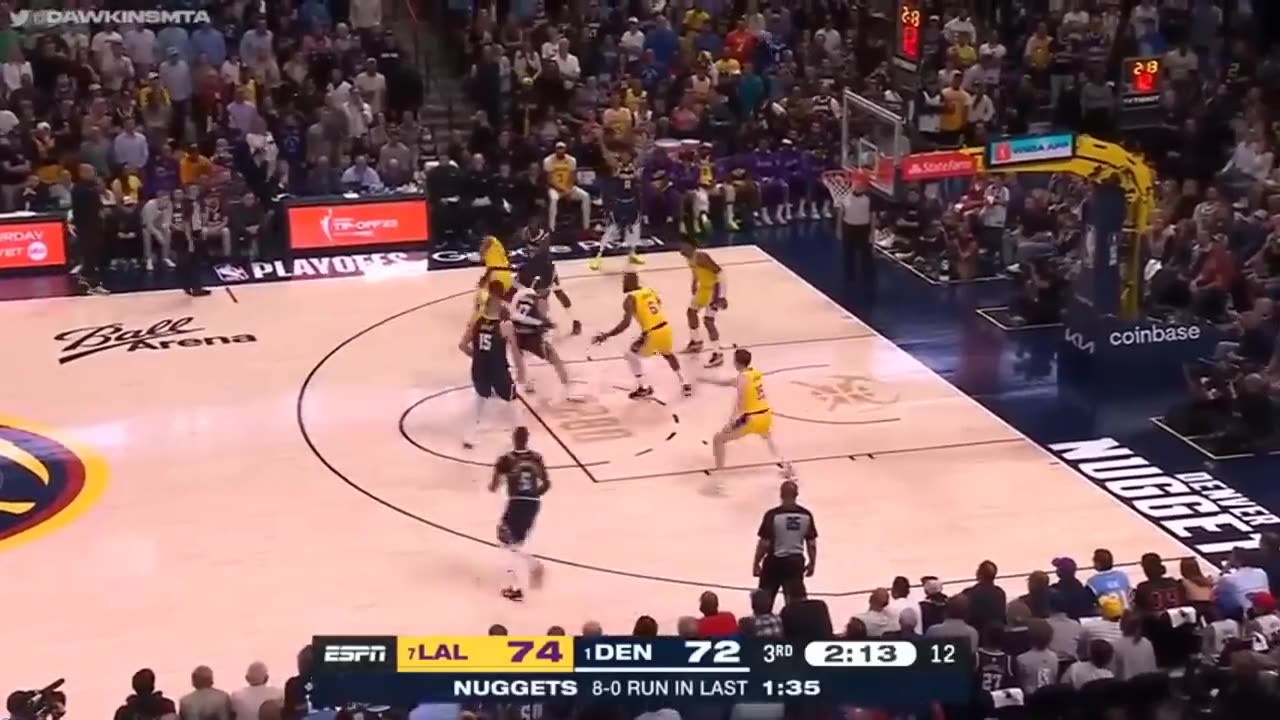 Lakers Vs Nuggets Game 2 Game Highlights