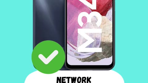 Samsung Galaxy M34 5G NETWORK