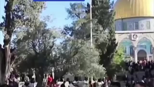 Breaking overnight, violence at a holy site in Jerusalem for Muslims and Jews