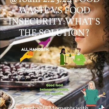 FOOD WASTE VS FOOD INSECURITY TMWA PODCAST