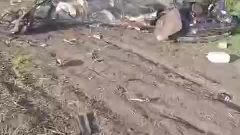 Russian Soldier Films What Remains of Their Vehicle Hit by Ukrainian Drone