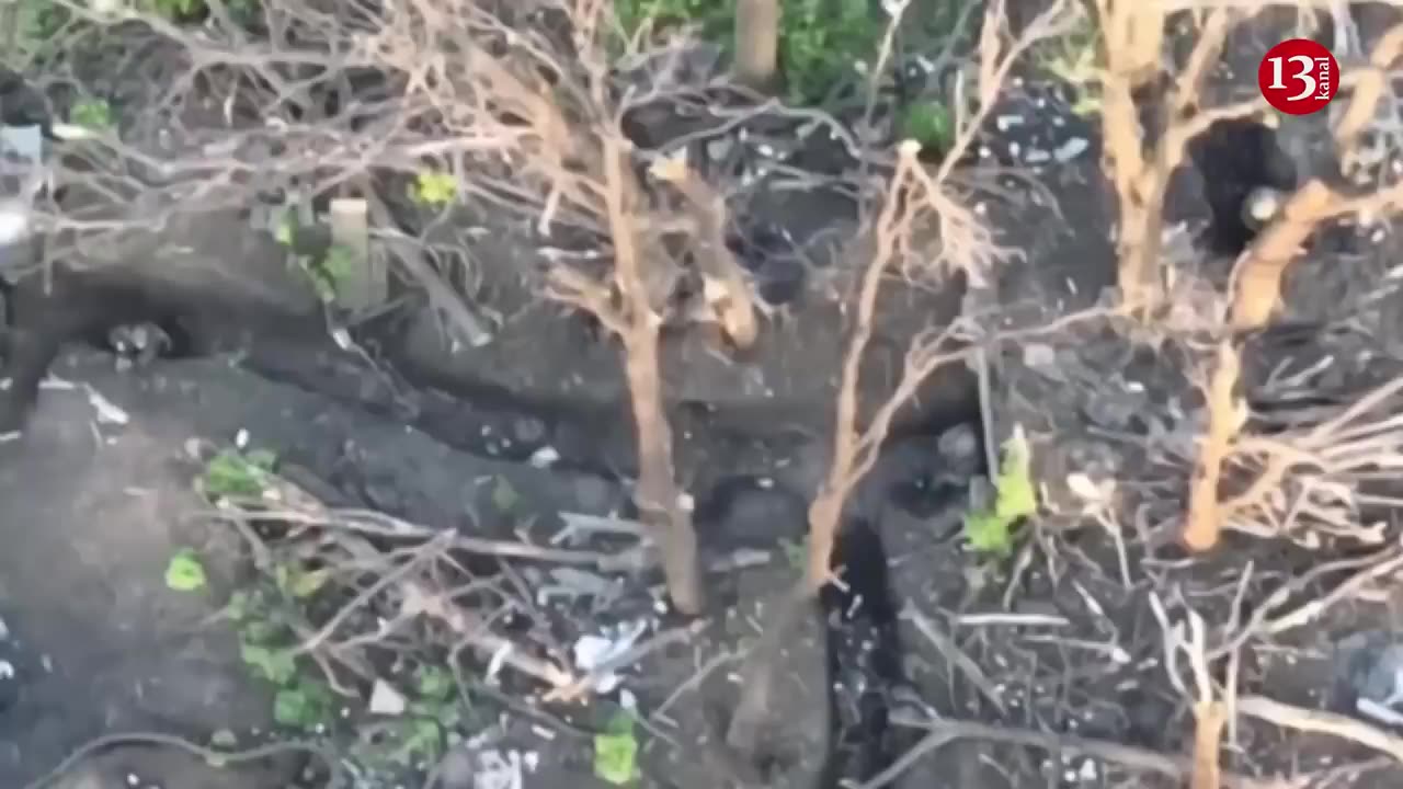 Killing invaders in the trench, Ukrainian fighters captured the surviving Russians