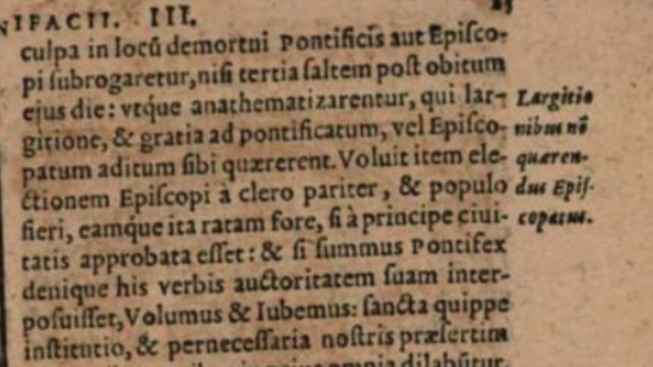 FLAVIUS PHOCAS AUGUSTUS AD BONIFACIUM PP. III: SEDES PETRI EST CAPUT OMNIUM ECCLESIARUM (~607 A.D.)