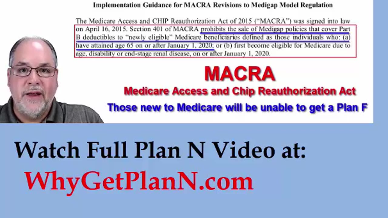 Episode 17 - The history of Plan N. MACRA (Medicare Access and Chip Reauthorization Act).