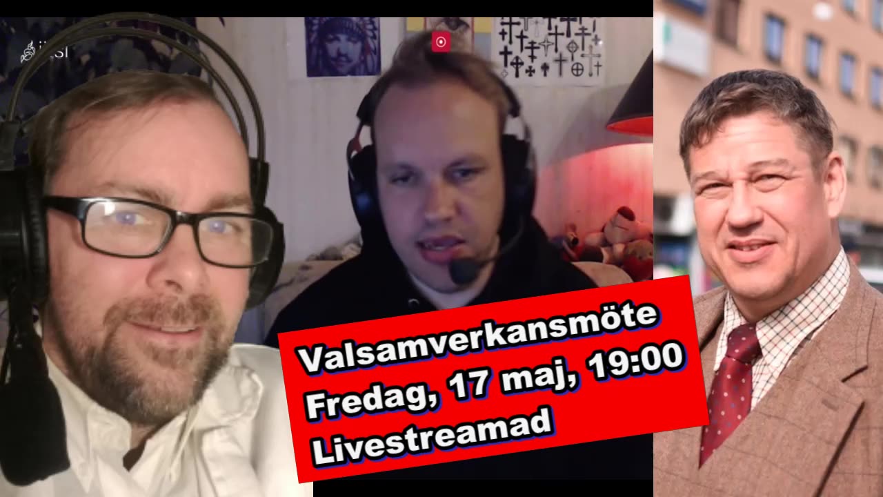 Promo Valsamverkansmöte: Fredag, 17 maj 19:00