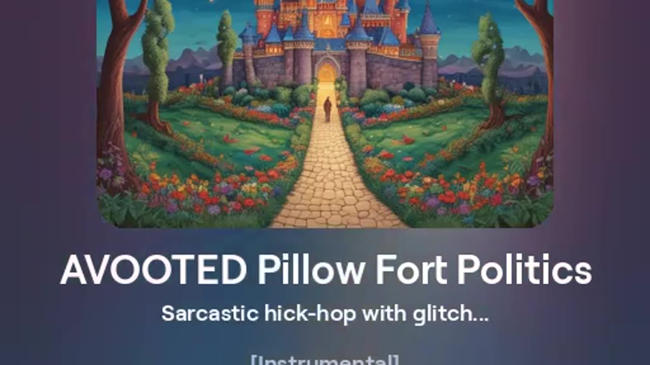 AVOOTED Pillow Fort Politics