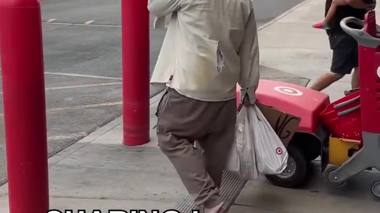 Married couple help and treat the homeless man like family.