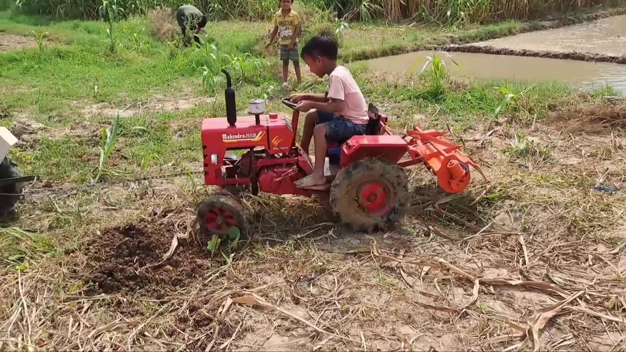 Power House 🏠 Mini Tractor 🚜 Enjoy Childern Masti