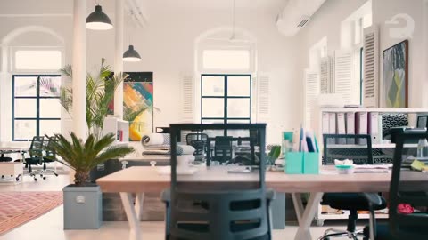 Office Ambience _ 4 Hours of Office Background Noise for Working, Studying _ White Noise, 사무실 백색소음