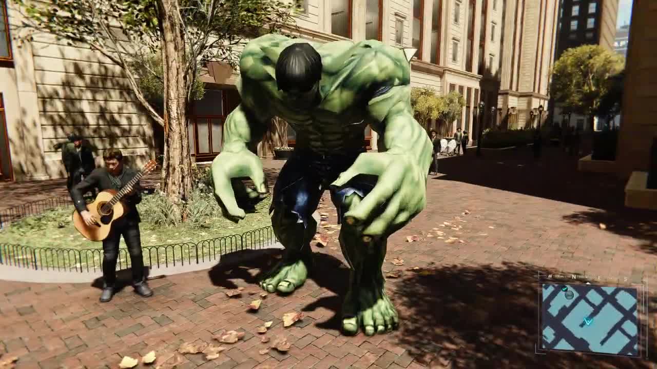 Playing as the Hulk in Spider-Man PC (Mod)