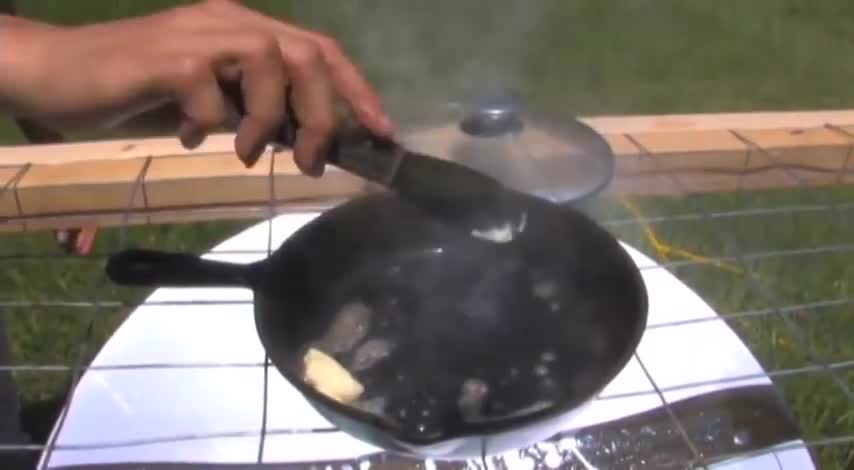 1 MINUTE GRILLED CHEESE SOLAR COOKING