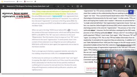 6) Response to TTR's Blogpost-Noah Webster: The Calvinist King James Bible Corrector (Conclusion)