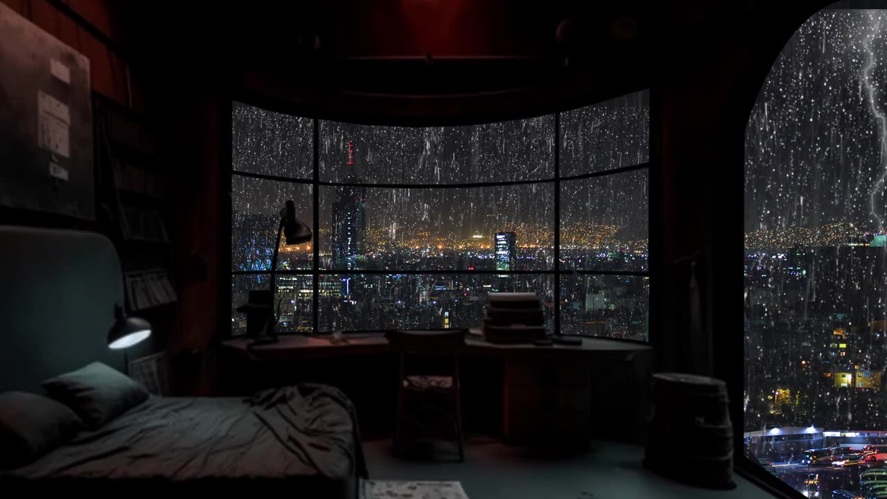 Heavy Rain Sounds for Sleep, Meditation and Relaxation _ Soothing Rain Sounds _ Relaxation Vibes