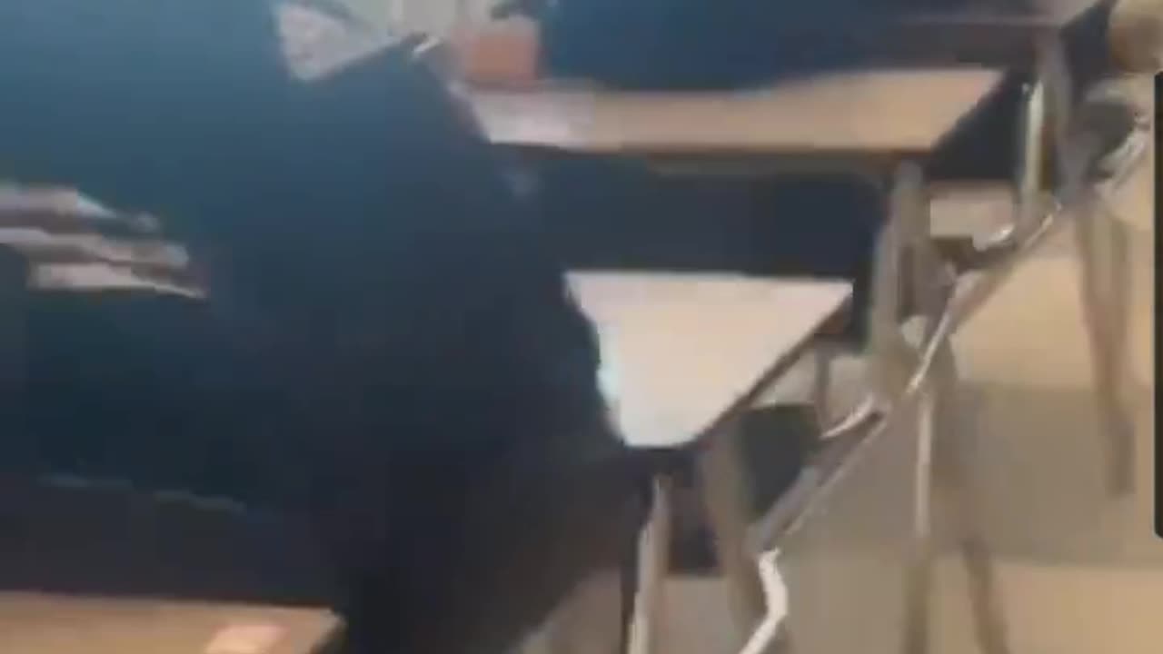 Student and teacher fight. Damn!!