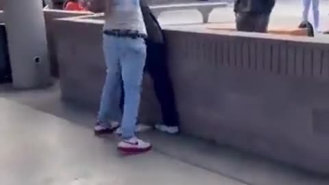 High School Staff Member Beats Up Kid Talking Shit