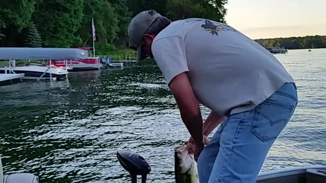 PB largemouth Bone Lake, WI