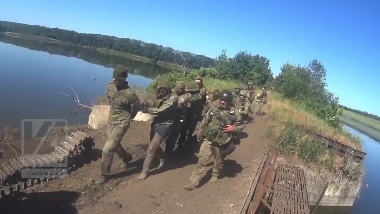 Summer river and captive orcs Southern direction