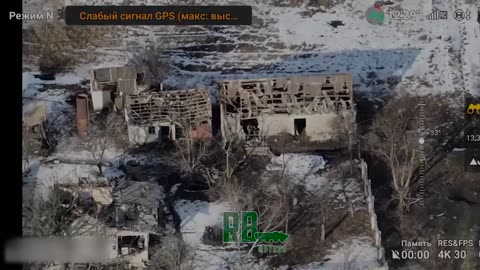 Russian Drone Tries To Strike A Ukrainian Soldier