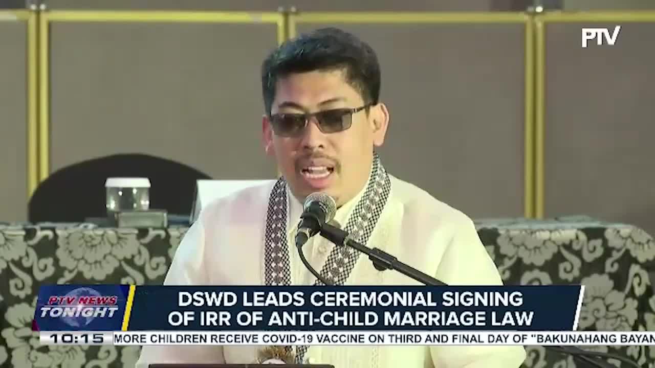 DSWD leads ceremonial signing of IRR of Anti-Child Marriage Law