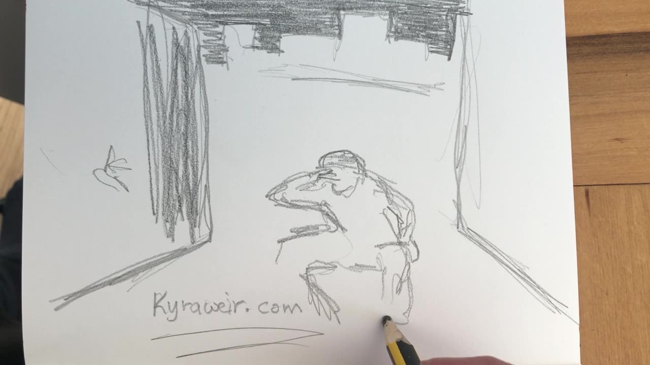 Pirate Up The Drive by Kyra Weir funny drawing video