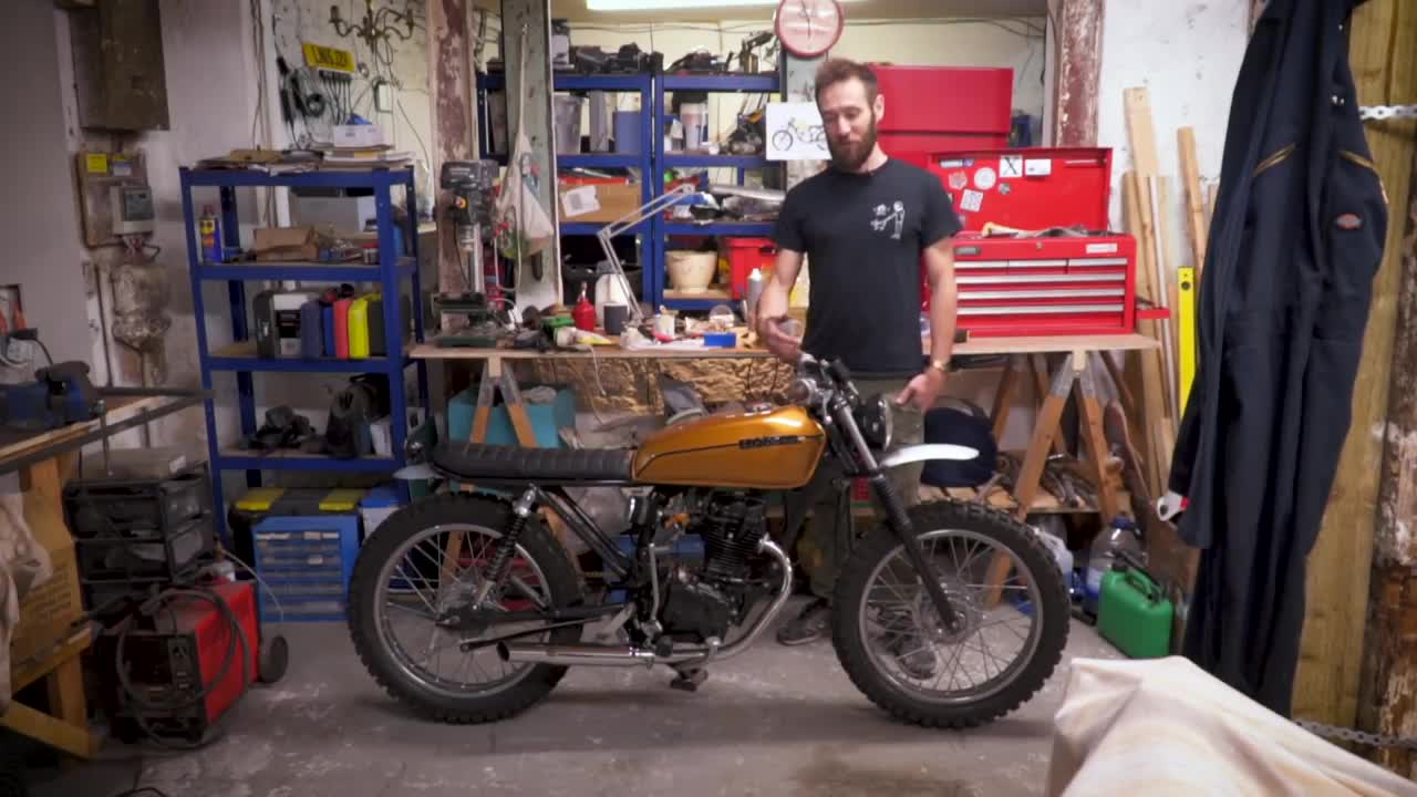 Custom Honda CG125 Scrambler by Scars Motorcycles